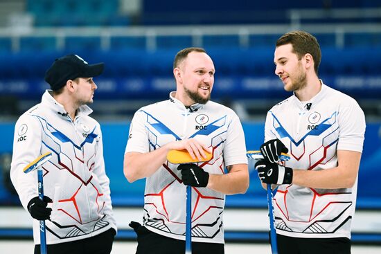 China Olympics 2022 Curling Men Italy - ROC