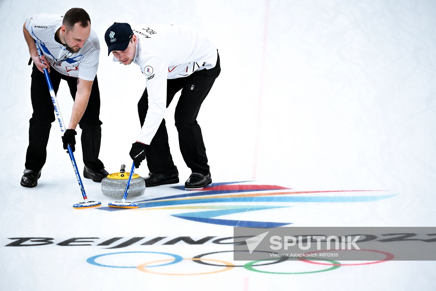 China Olympics 2022 Curling Men Italy - ROC