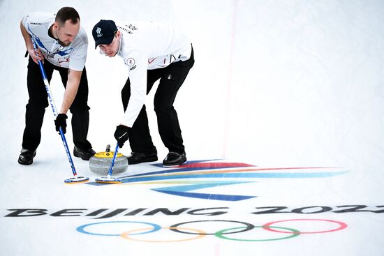 China Olympics 2022 Curling Men Italy - ROC