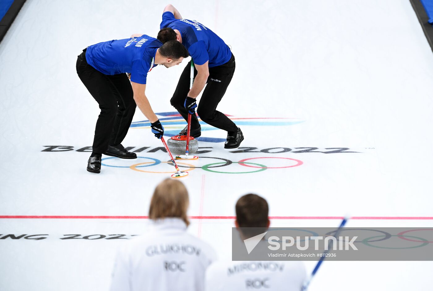 China Olympics 2022 Curling Men Italy - ROC