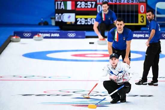 China Olympics 2022 Curling Men Italy - ROC