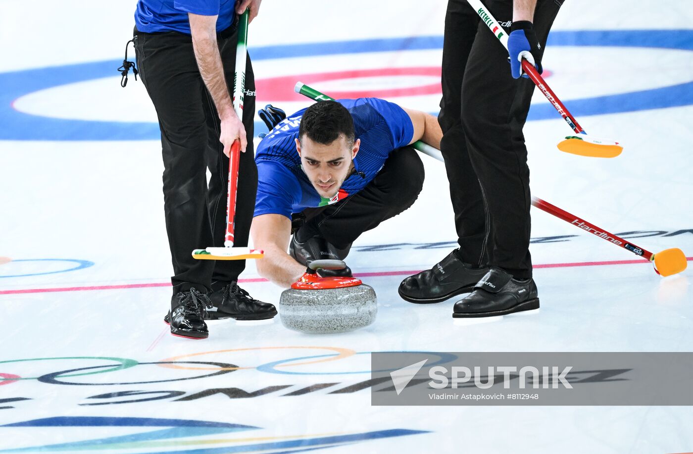 China Olympics 2022 Curling Men Italy - ROC