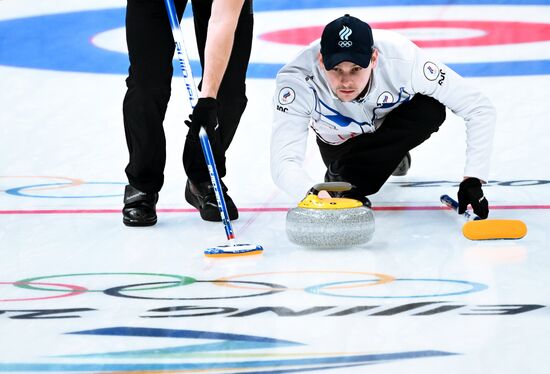 China Olympics 2022 Curling Men Italy - ROC