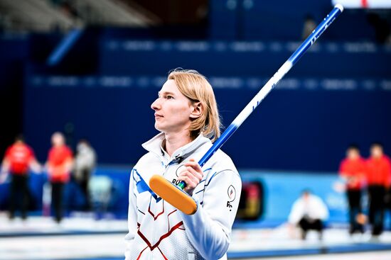 China Olympics 2022 Curling Men Italy - ROC