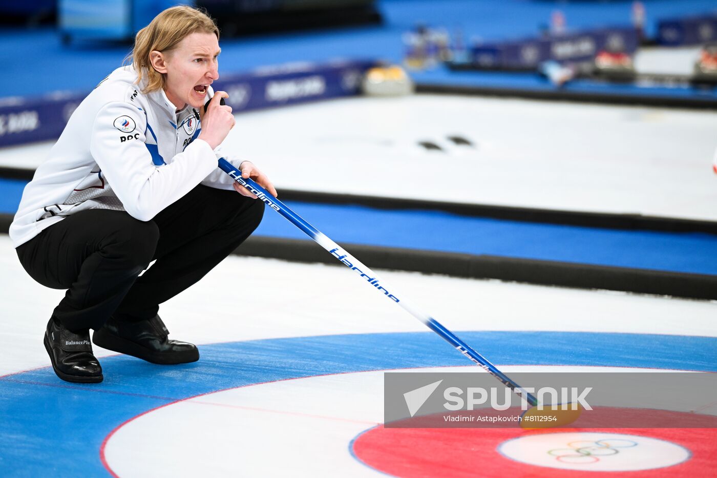 China Olympics 2022 Curling Men Italy - ROC