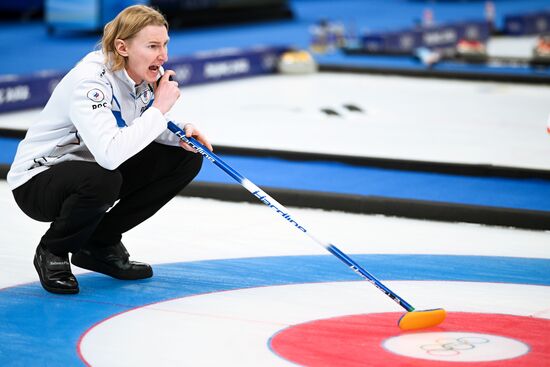 China Olympics 2022 Curling Men Italy - ROC