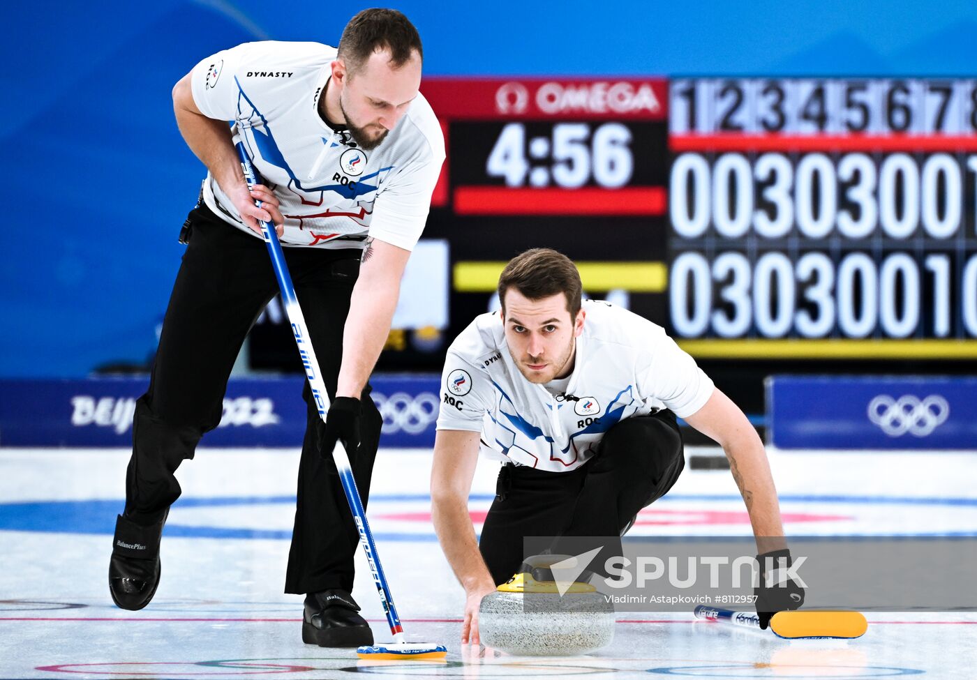 China Olympics 2022 Curling Men Italy - ROC