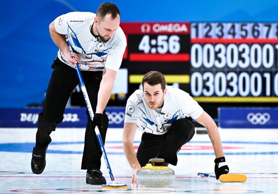 China Olympics 2022 Curling Men Italy - ROC