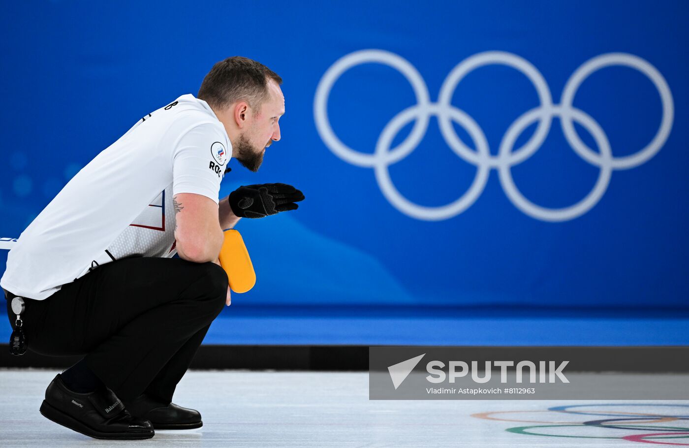 China Olympics 2022 Curling Men Italy - ROC