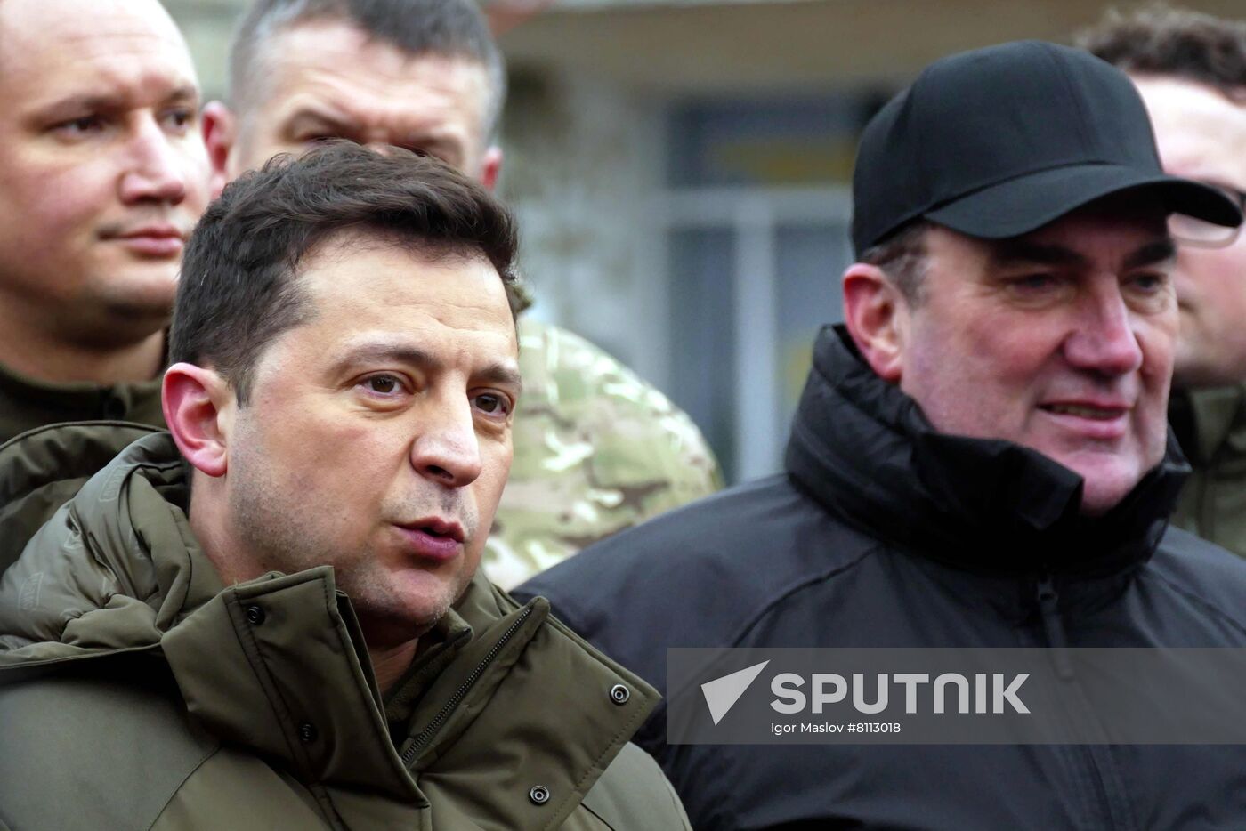 Ukraine Zelensky Tactical Drills