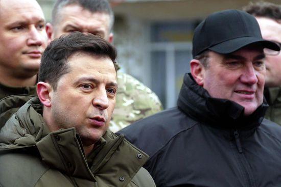 Ukraine Zelensky Tactical Drills