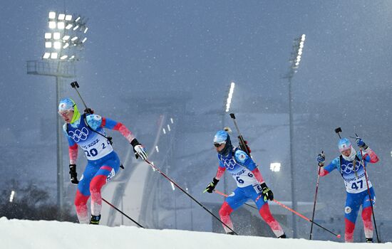 China Olympics 2022 Biathlon Women