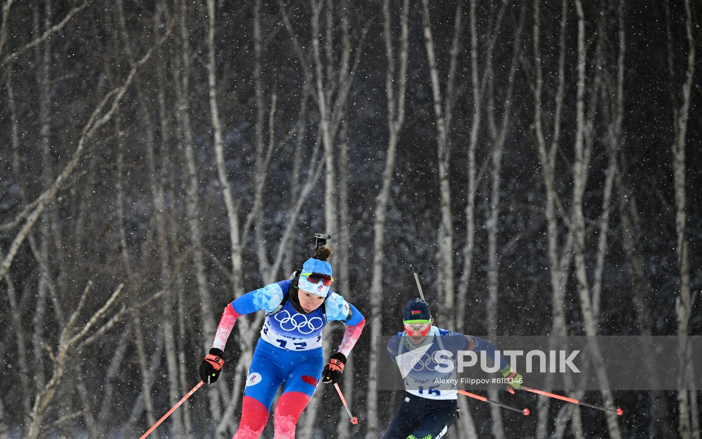 China Olympics 2022 Biathlon Women