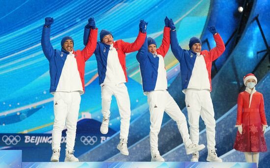 China Olympics 2022 Medal Ceremony