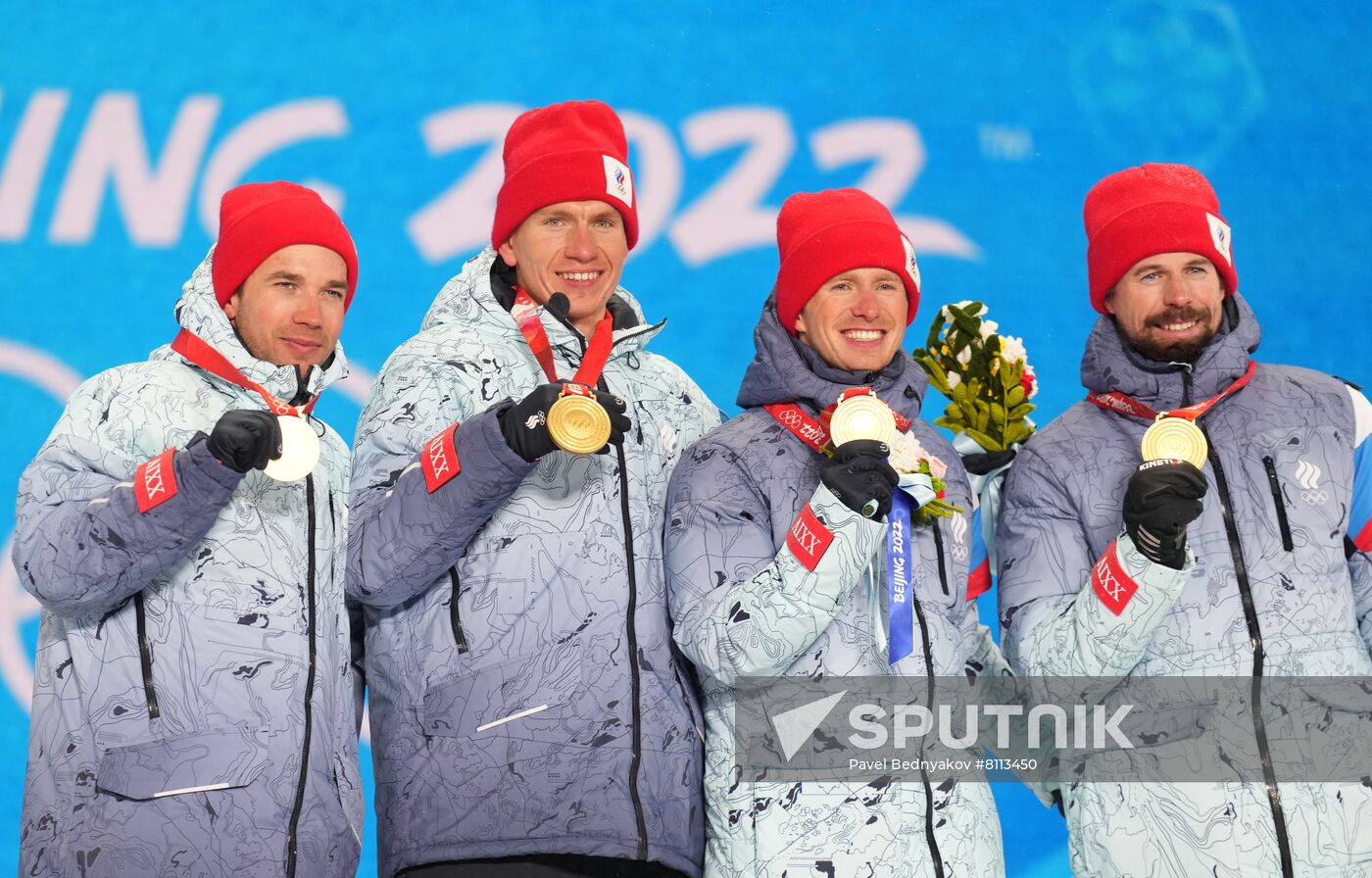 China Olympics 2022 Medal Ceremony