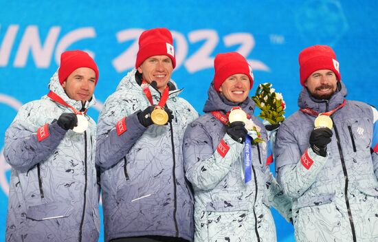 China Olympics 2022 Medal Ceremony