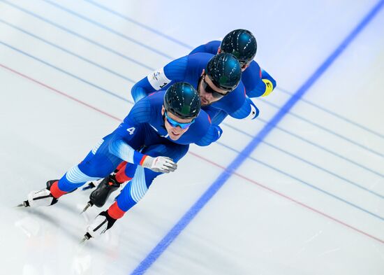 China Olympics 2022 Speed Skating Men Team Pursuit