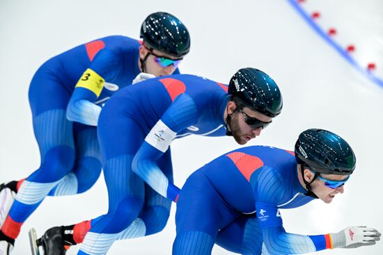 China Olympics 2022 Speed Skating Men Team Pursuit