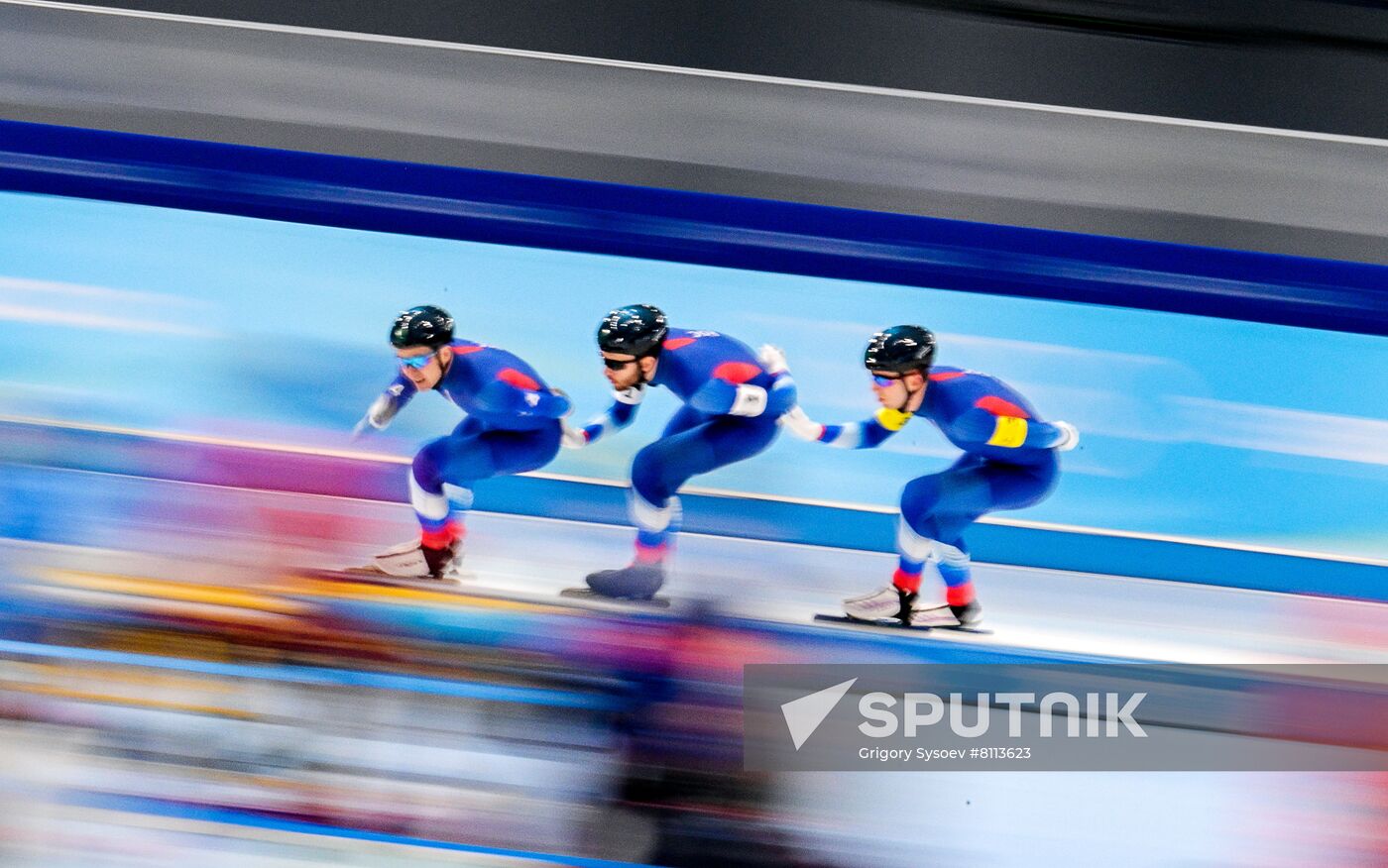 China Olympics 2022 Speed Skating Men Team Pursuit