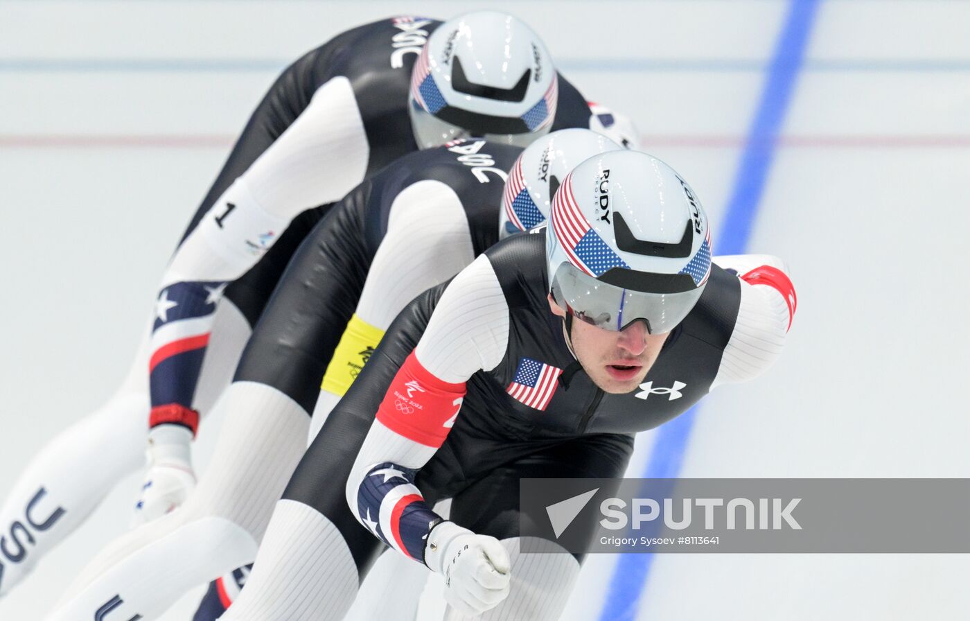 China Olympics 2022 Speed Skating Men Team Pursuit