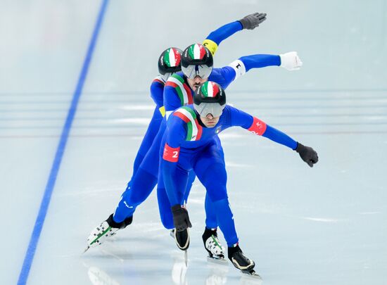 China Olympics 2022 Speed Skating Men Team Pursuit