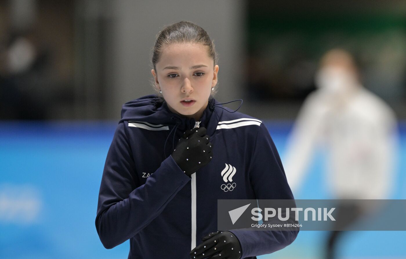 China Olympics 2022 Figure Skating ROC Valieva Training