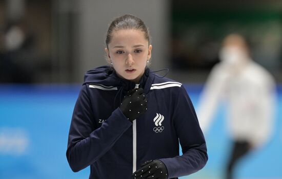 China Olympics 2022 Figure Skating ROC Valieva Training