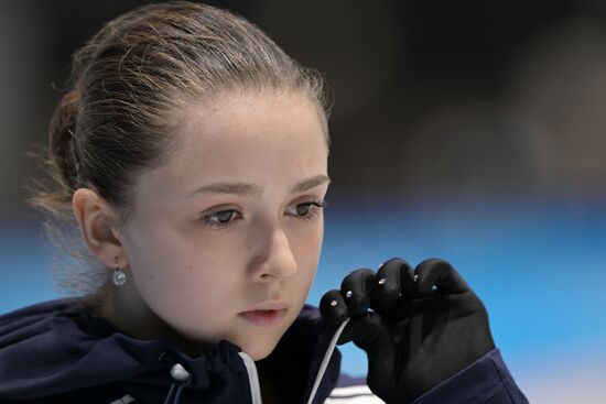 China Olympics 2022 Figure Skating ROC Valieva Training