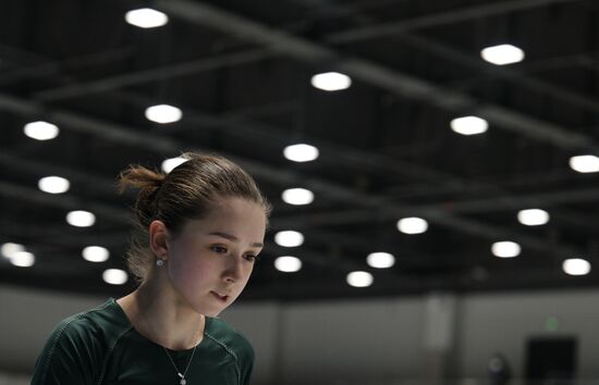 China Olympics 2022 Figure Skating ROC Valieva Training