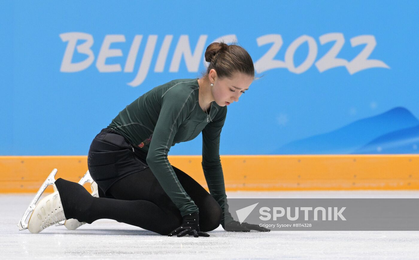 China Olympics 2022 Figure Skating ROC Valieva Training