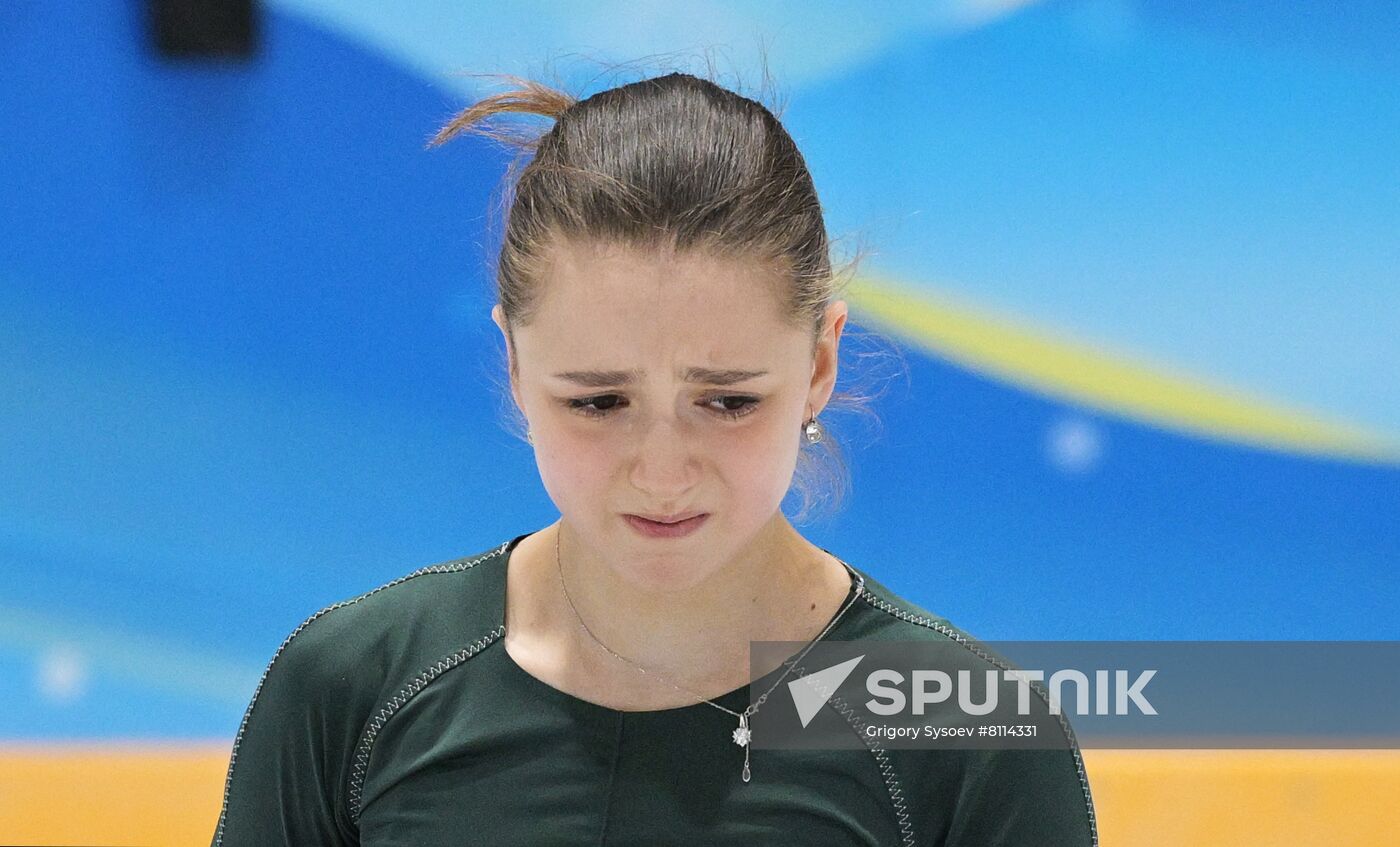 China Olympics 2022 Figure Skating ROC Valieva Training