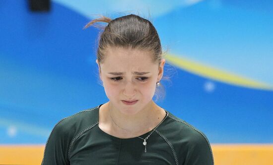 China Olympics 2022 Figure Skating ROC Valieva Training