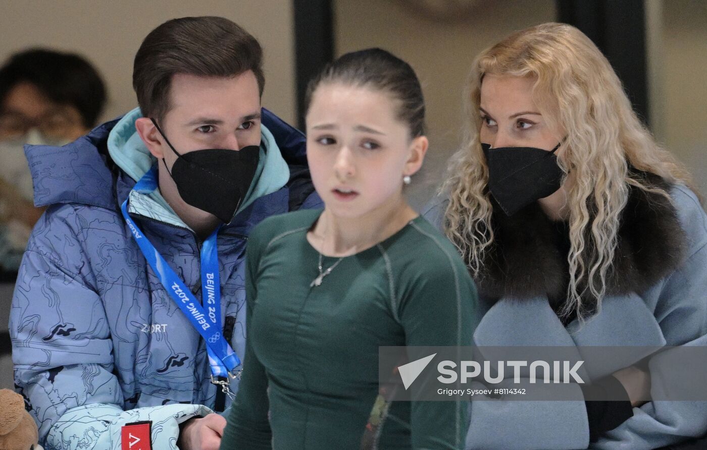 China Olympics 2022 Figure Skating ROC Valieva Training