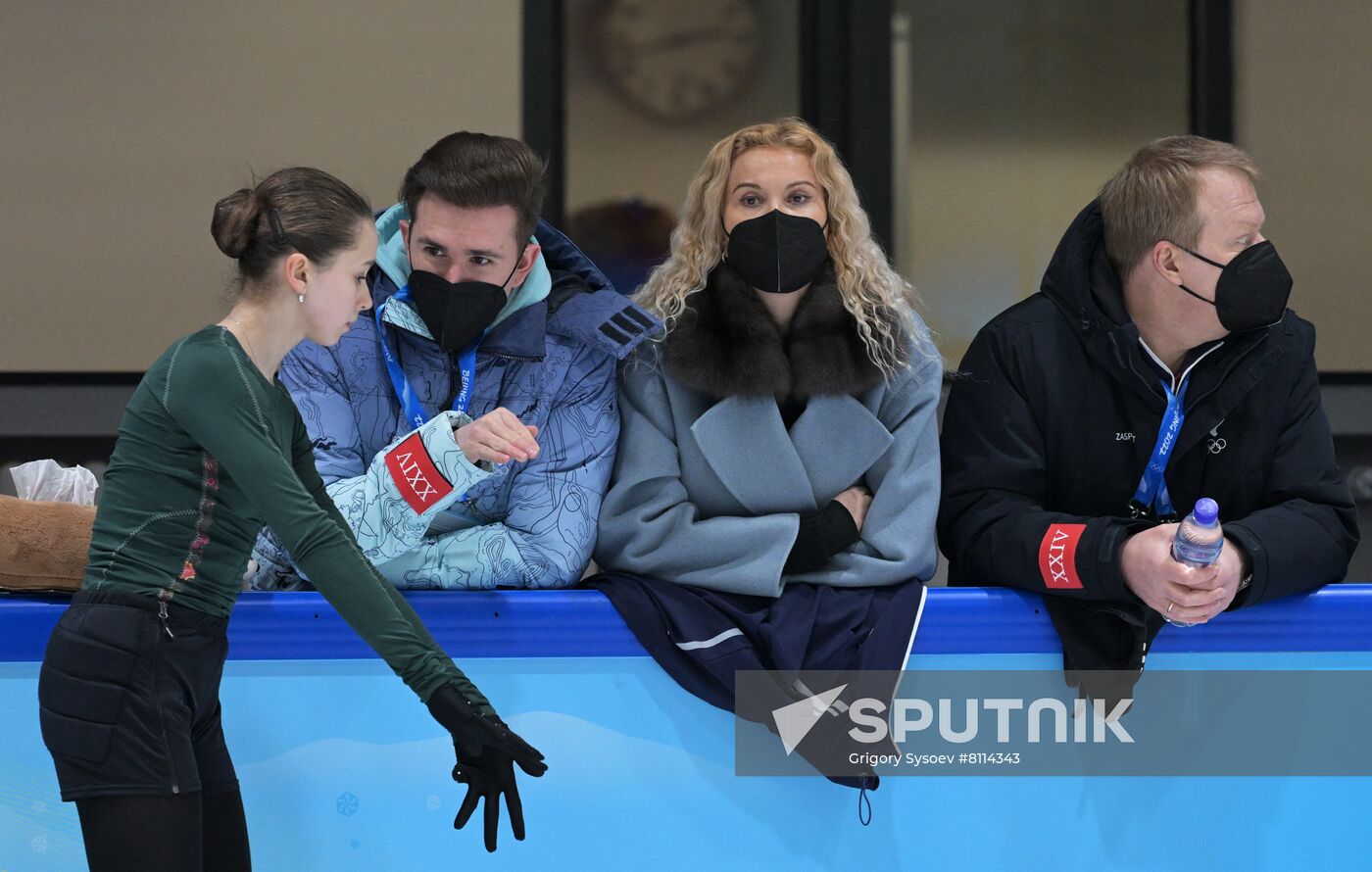 China Olympics 2022 Figure Skating ROC Valieva Training
