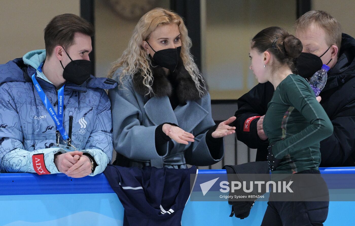 China Olympics 2022 Figure Skating ROC Valieva Training