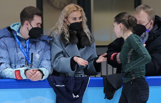 China Olympics 2022 Figure Skating ROC Valieva Training