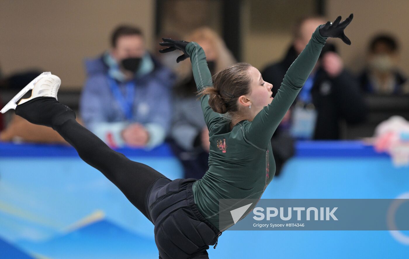 China Olympics 2022 Figure Skating ROC Valieva Training