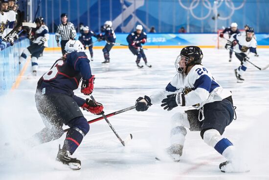 China Olympics 2022 Ice Hockey Women US - Finland