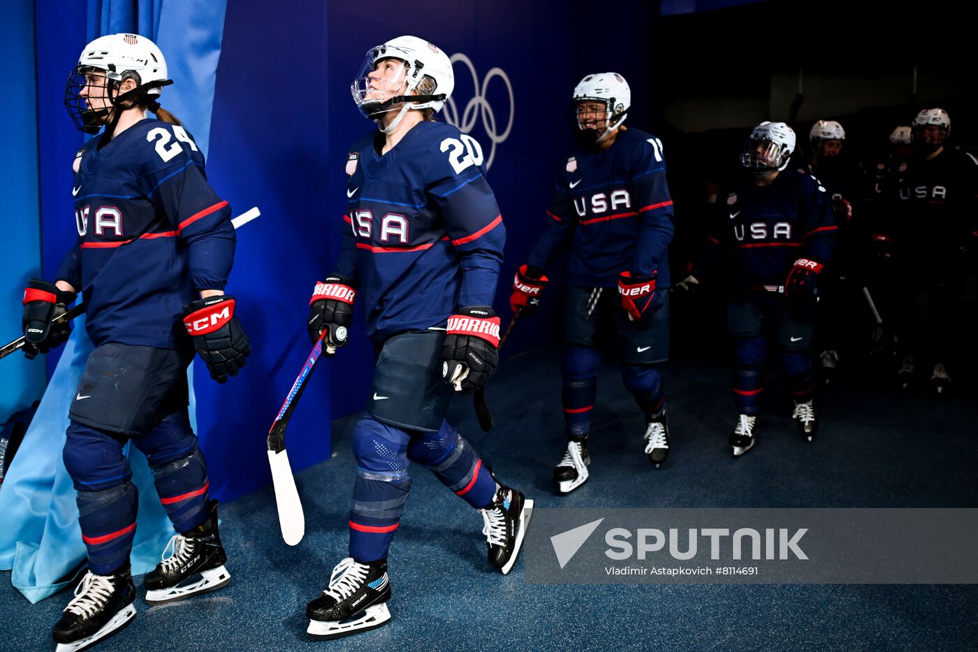 China Olympics 2022 Ice Hockey Women US - Finland