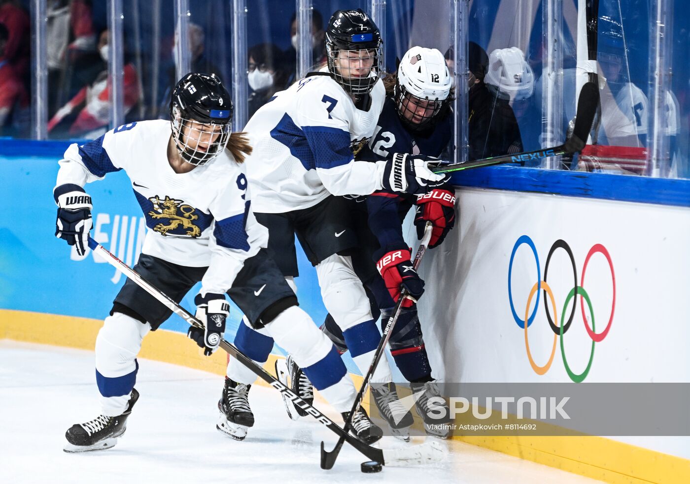 China Olympics 2022 Ice Hockey Women US - Finland