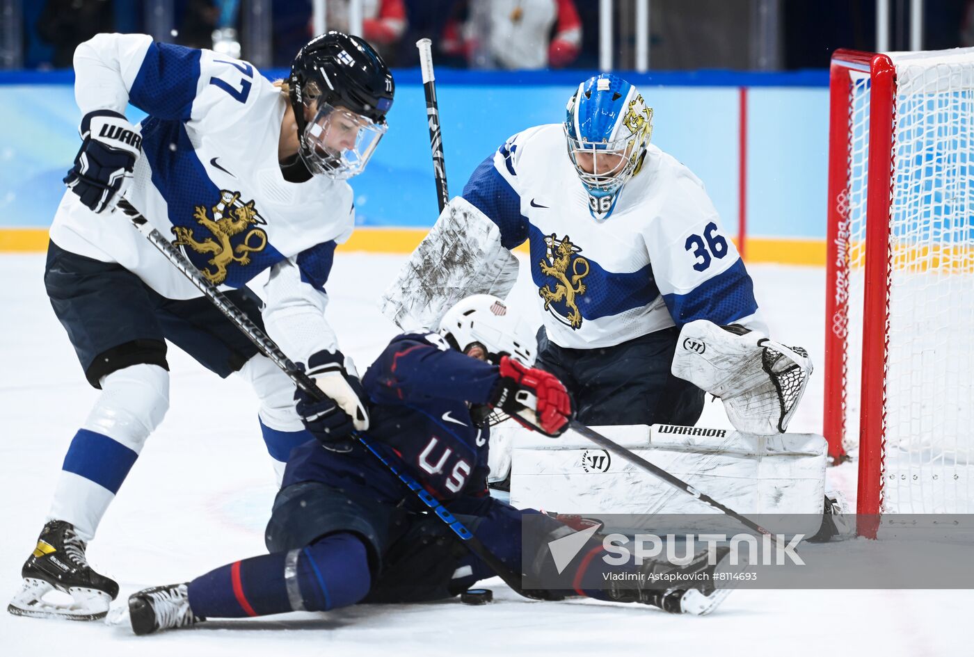 China Olympics 2022 Ice Hockey Women US - Finland