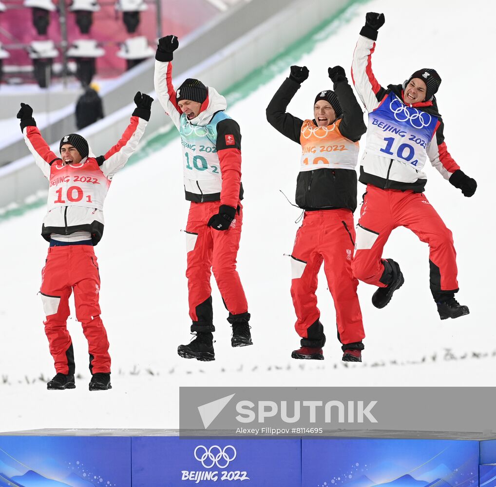 China Olympics 2022 Ski Jumping Men Team
