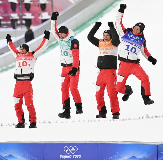 China Olympics 2022 Ski Jumping Men Team