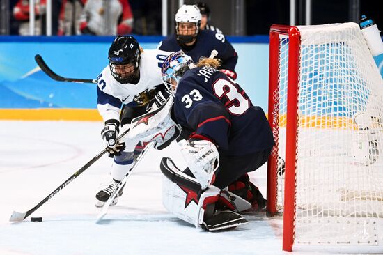 China Olympics 2022 Ice Hockey Women US - Finland