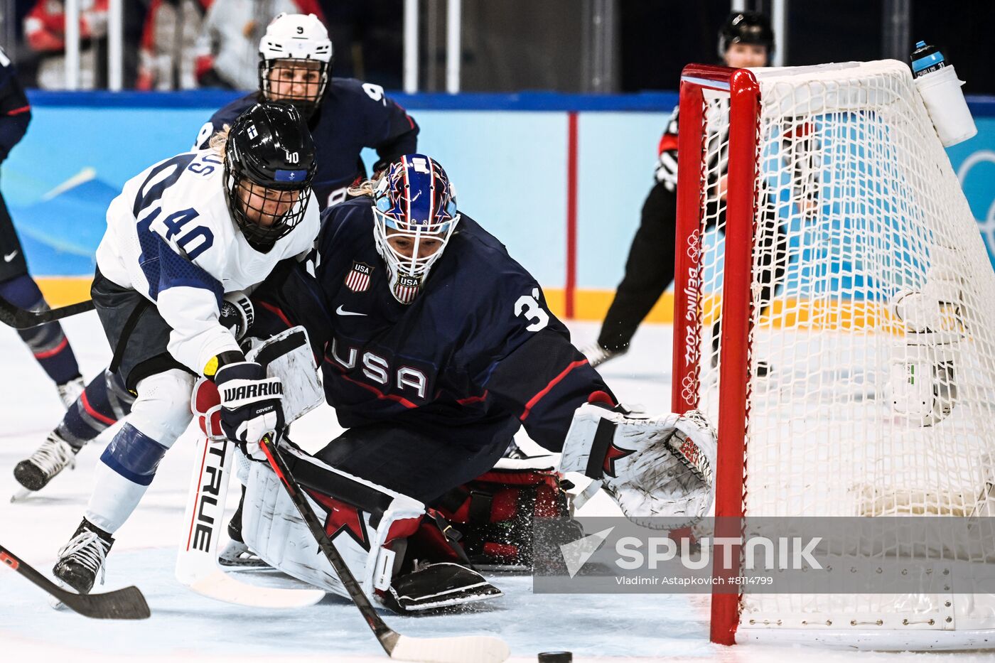 China Olympics 2022 Ice Hockey Women US - Finland