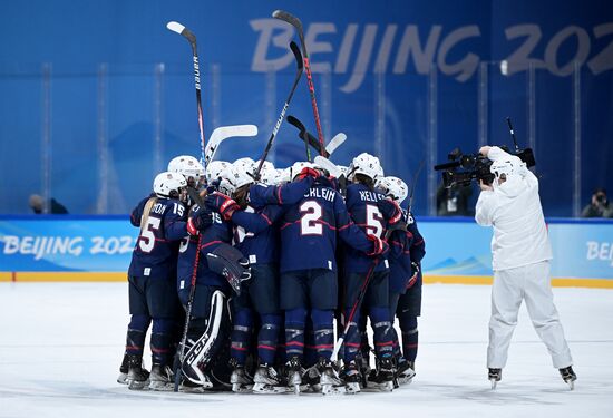 China Olympics 2022 Ice Hockey Women US - Finland