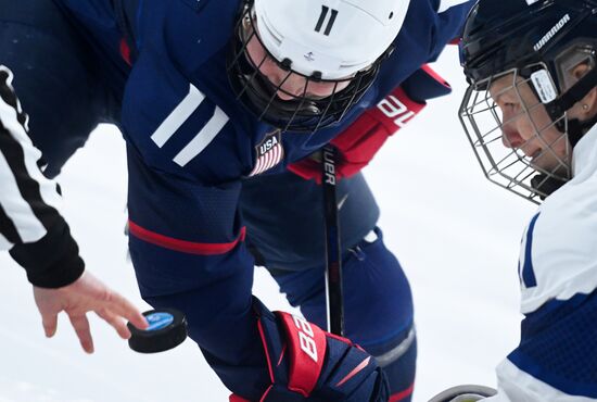 China Olympics 2022 Ice Hockey Women US - Finland