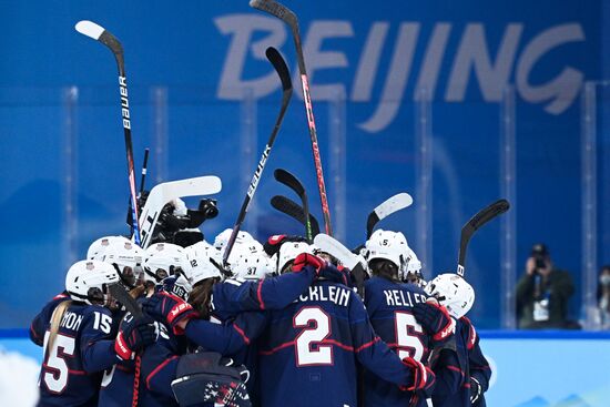 China Olympics 2022 Ice Hockey Women US - Finland