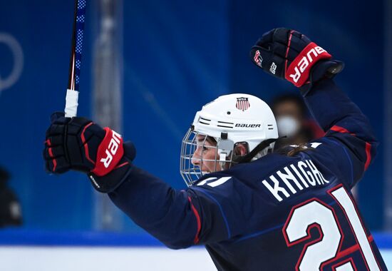 China Olympics 2022 Ice Hockey Women US - Finland