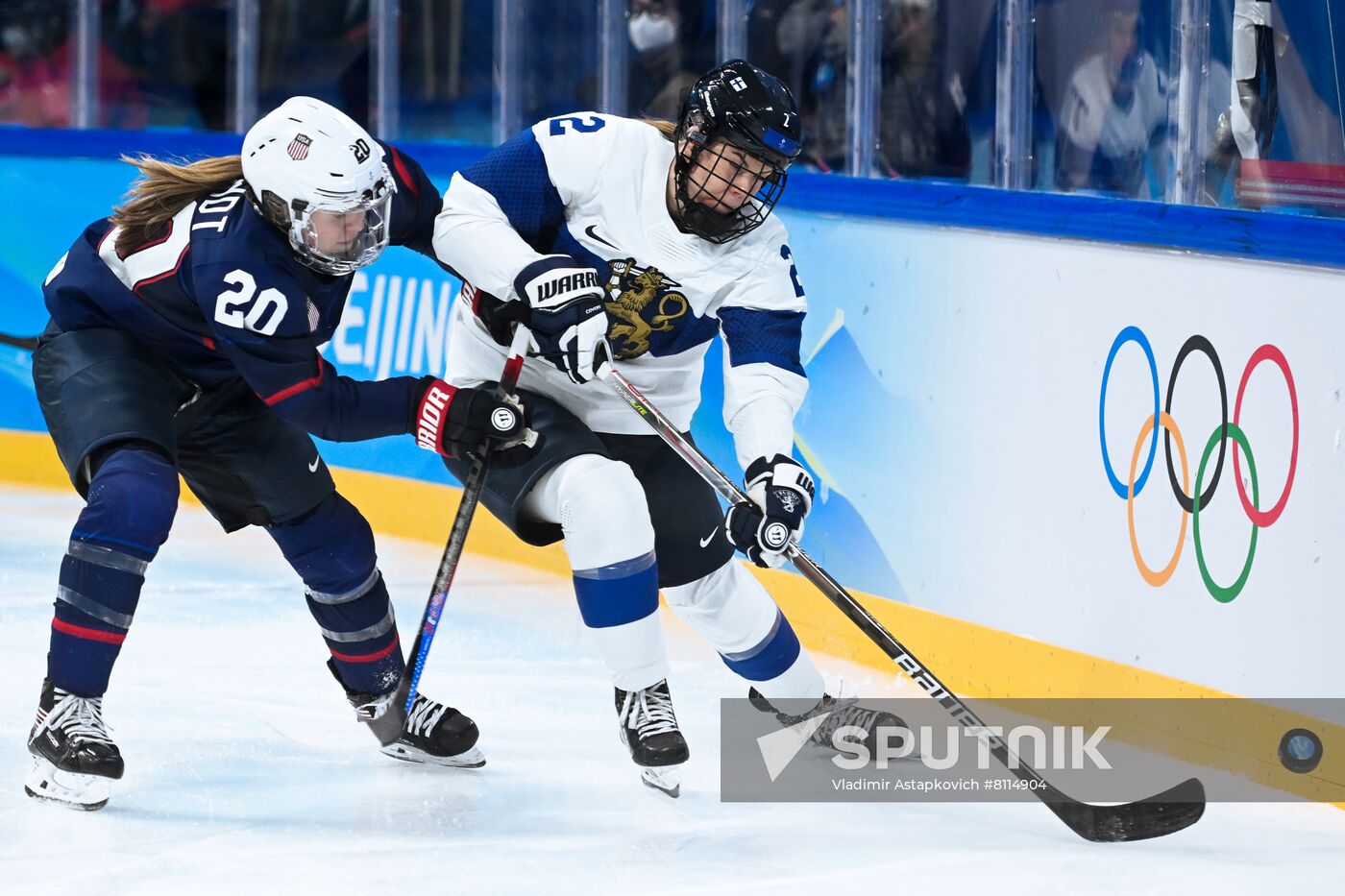 China Olympics 2022 Ice Hockey Women US - Finland